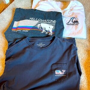 Long Sleeve Boys T-Shirts quicksilver, Vineyard Vine and a Yosemite